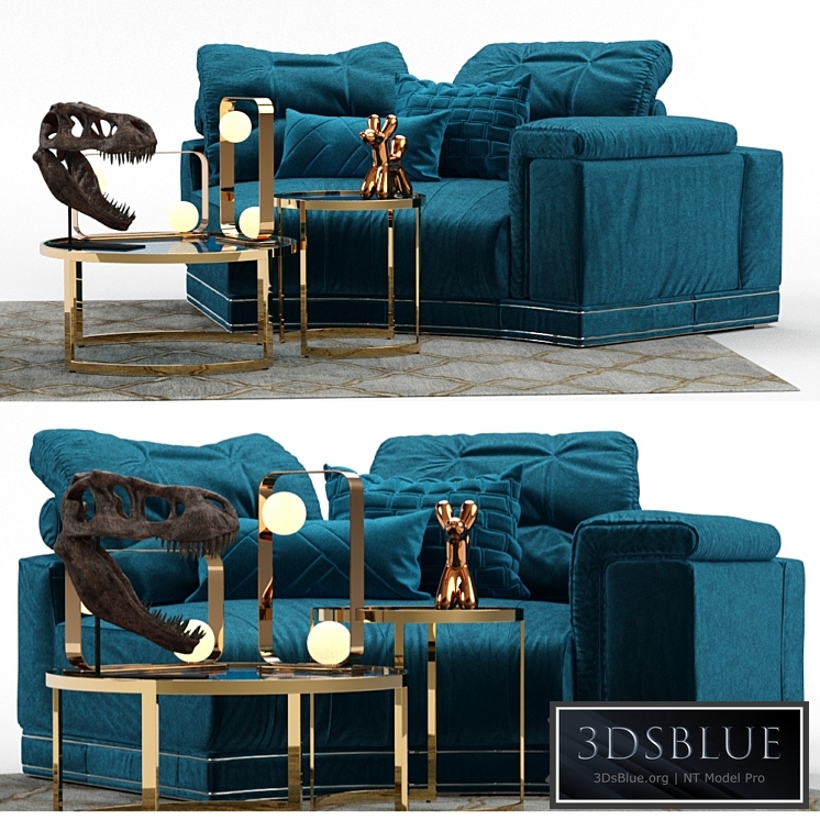 Andrew Sofa by Fendi (Section A)