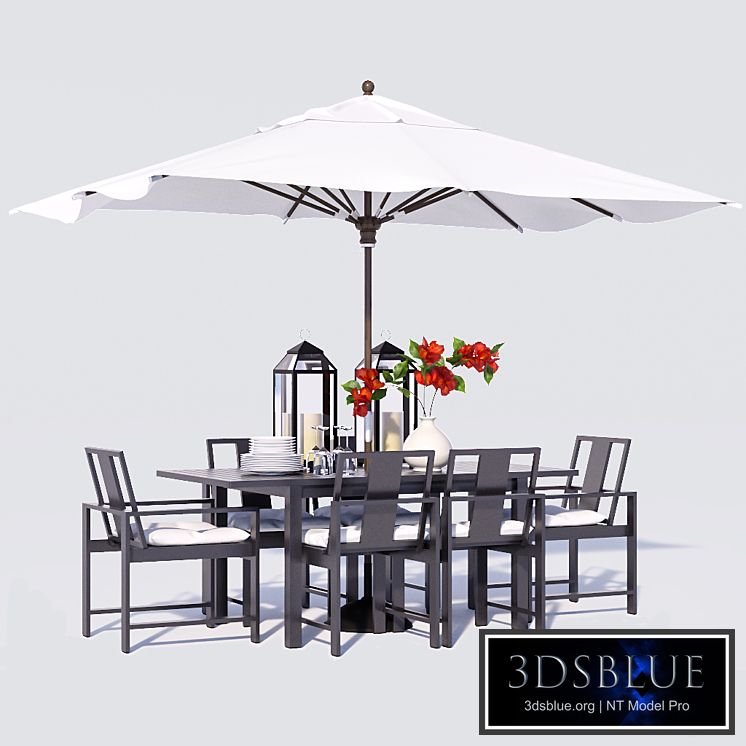 Indio Metal Dining Set
