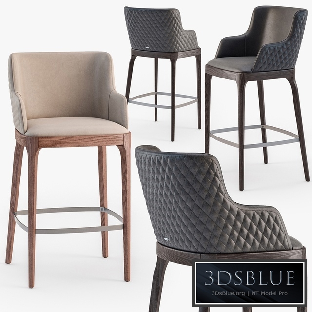 Cattelan Italia Magda Couture stool set1