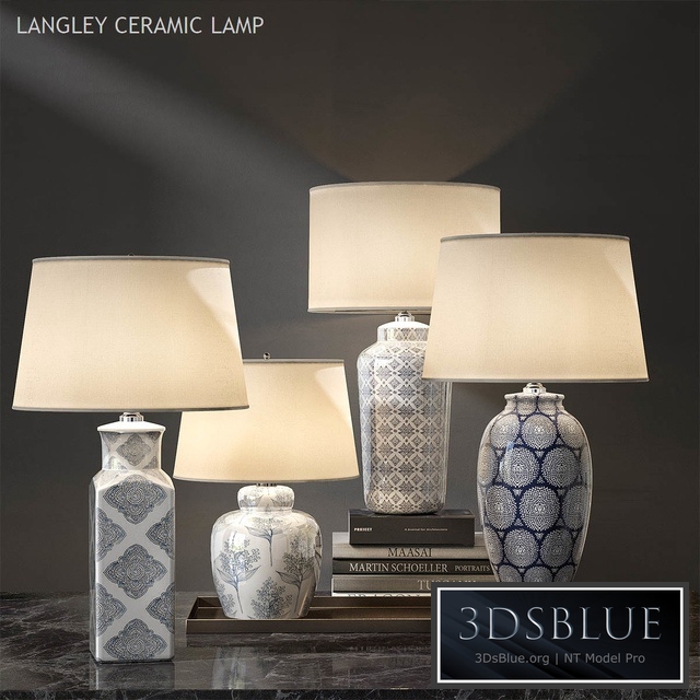 Pottery barn LANGLEY CERAMIC LAMP