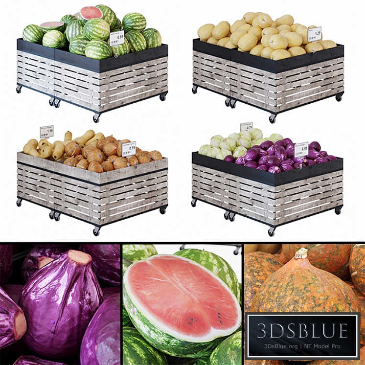 Racks for vegetables / fruits