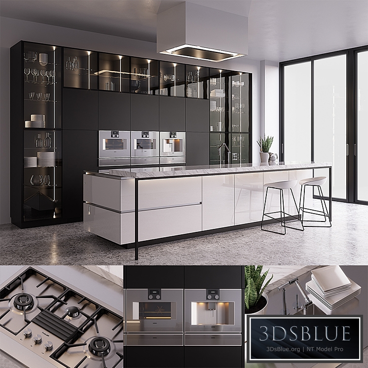 Kitchen Poliform Artex (vray GGX, corona PBR)