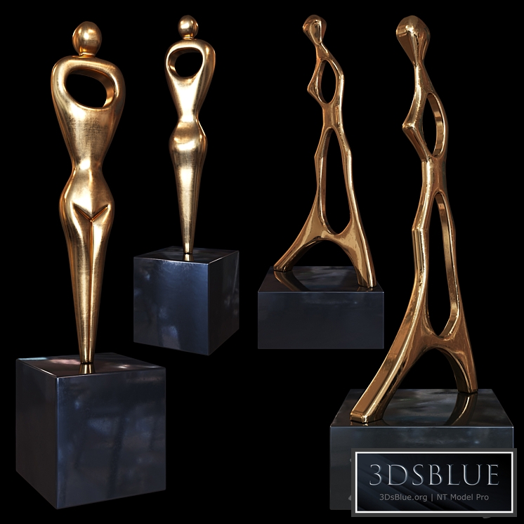 Burlini Alfredo woman sculptures