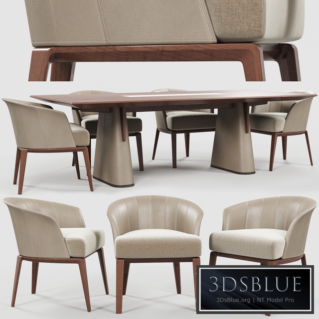 Giorgetti Aura chair Fang table
