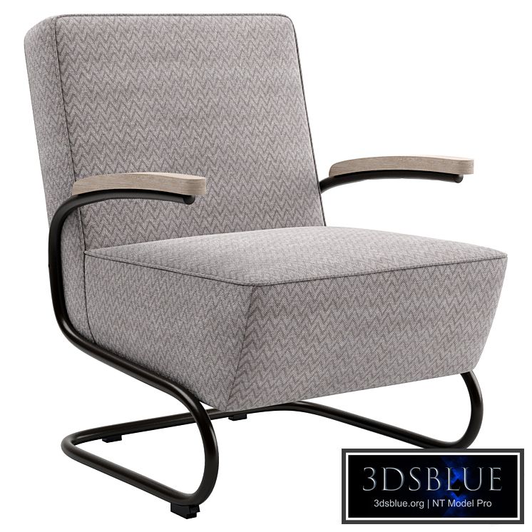 Crosby Accent Chair - Gray by Apt.1710