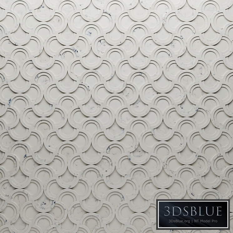 Decorative wall marble panels