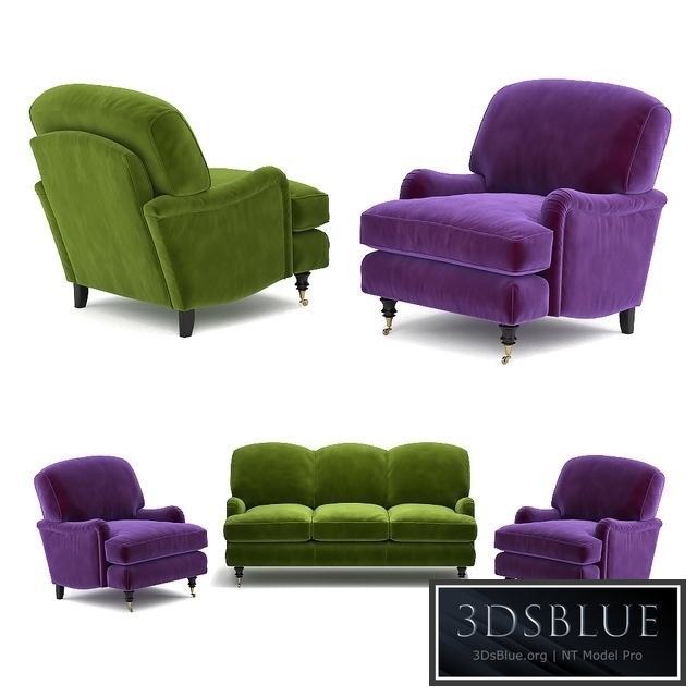 Sofa and armchair Lady May