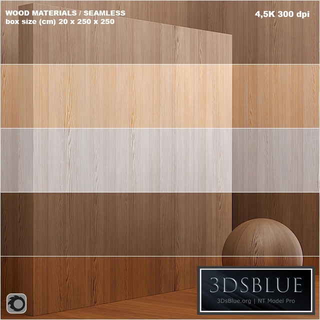 Material wood / veneer / (seamless) - set 29