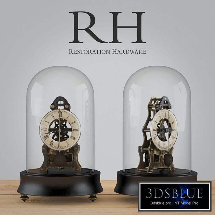 CIRCA 1900 FRENCH PENDULUM CLOCK CLOCHE