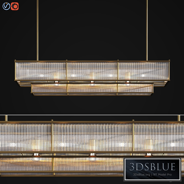 Marais Linear Chandelier 60