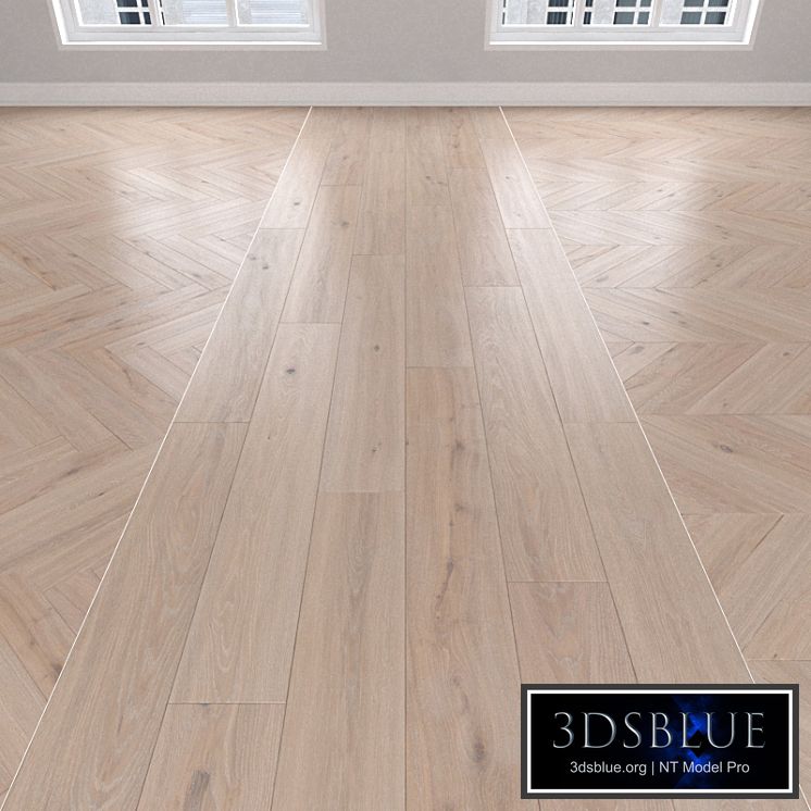 Parquet Oak, 3 types: herringbone, linear, chevron.