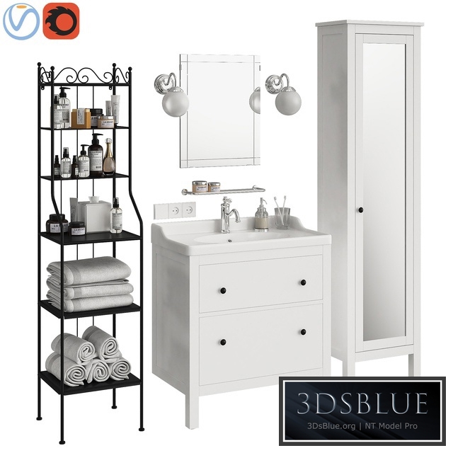 Ikea Hemnes bathroom