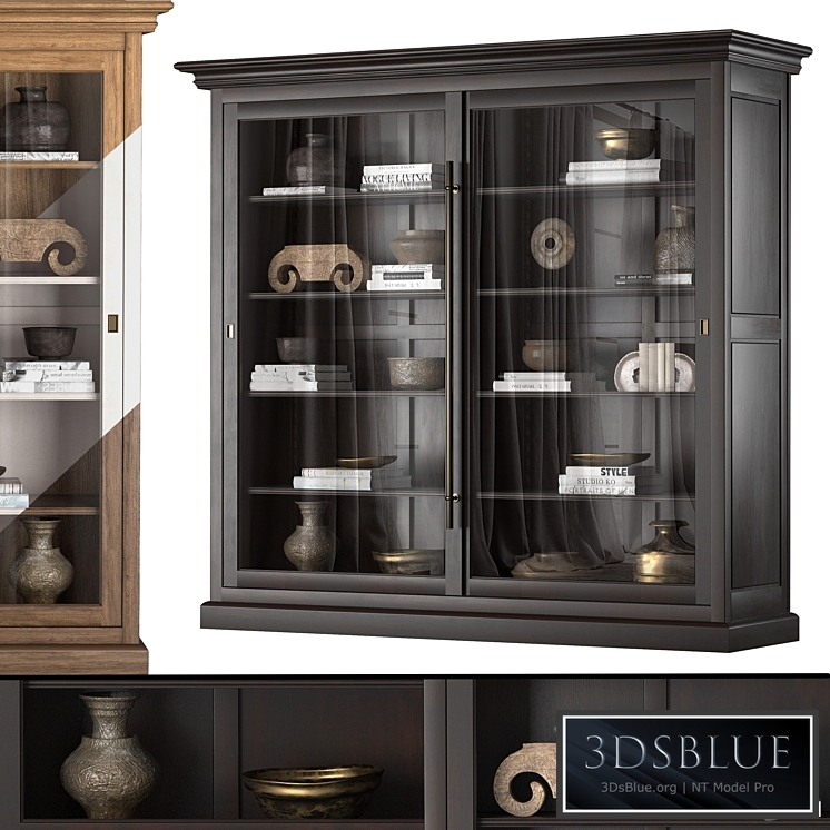 CABINET WITH SLIDING DOORS 61460863 BLK