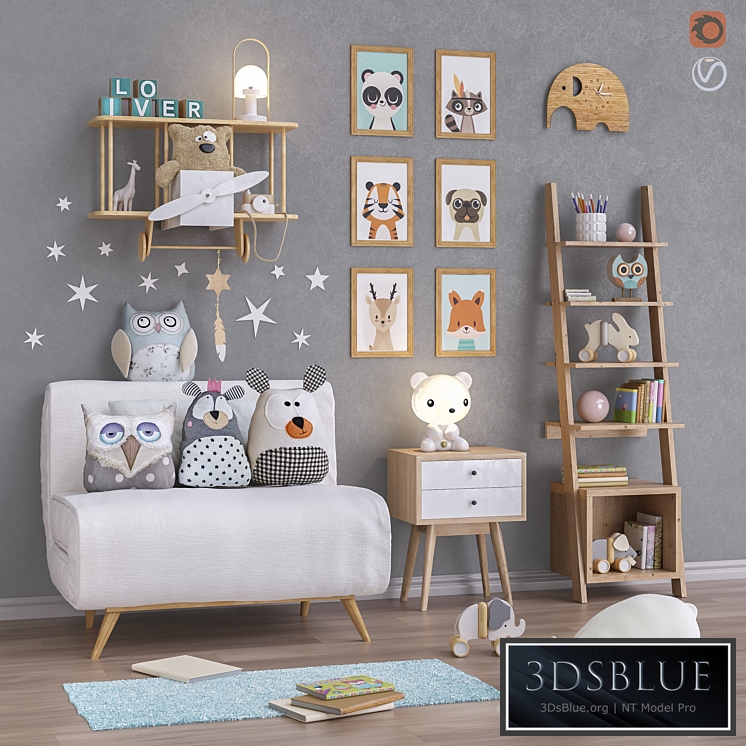 Toys and furniture set 33