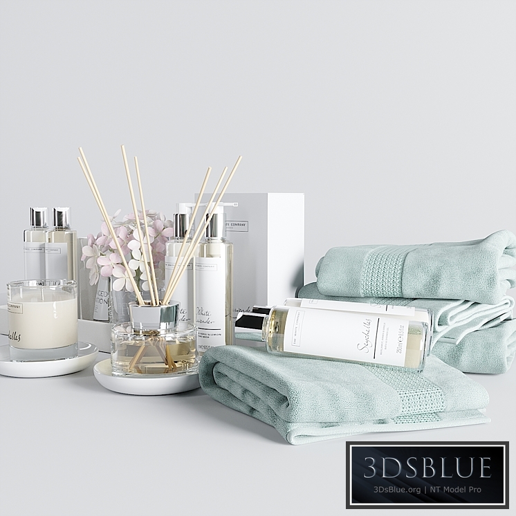 The white company bath set