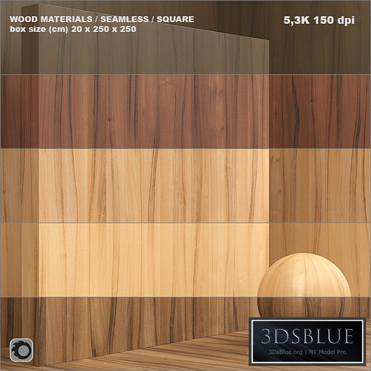 Material wood / veneer / (seamless) - set 31