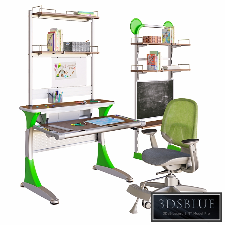 A set of furniture for the student