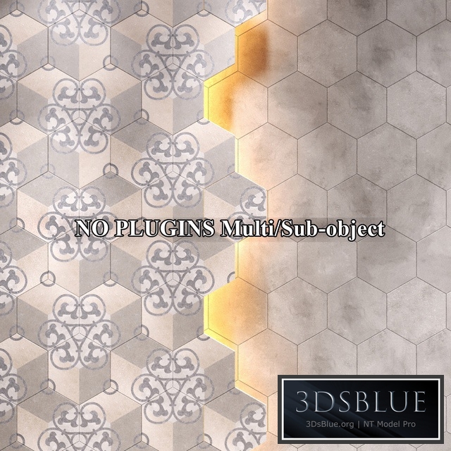 Tile Vives Rift Hexagono Kunashir