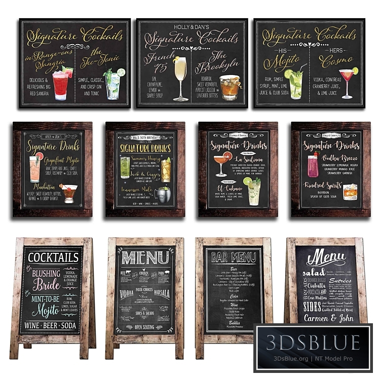 Chalkboard for cafe 1