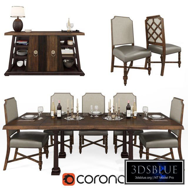 ART Furniture Inc American Chapter Formal Dining Room Group