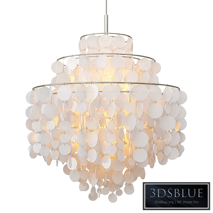 Round Capiz Chandelier_2