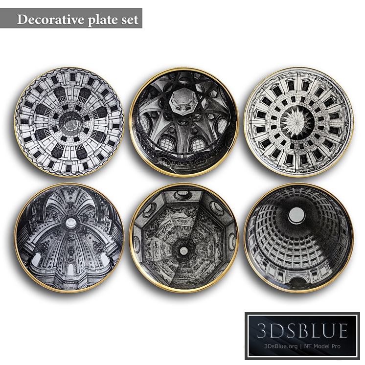 Decorative plate set 5