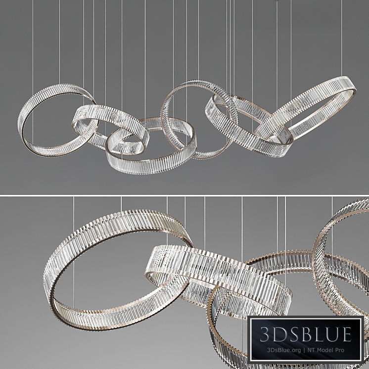 Crystal Ring Chandelier