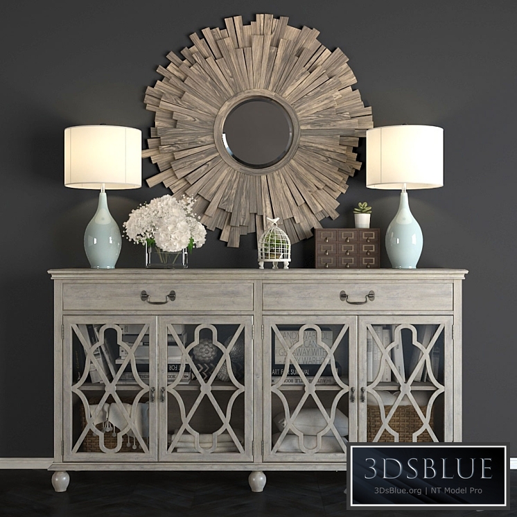 Buffet Hawthorne Estate with a mirror Vermundo.