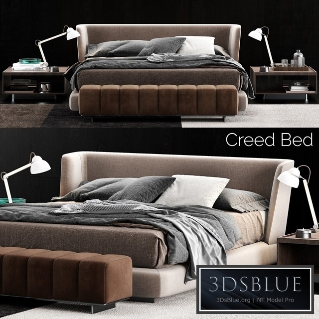 Minotti creed bed