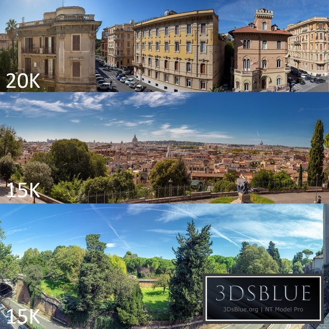 Panoramas of Rome