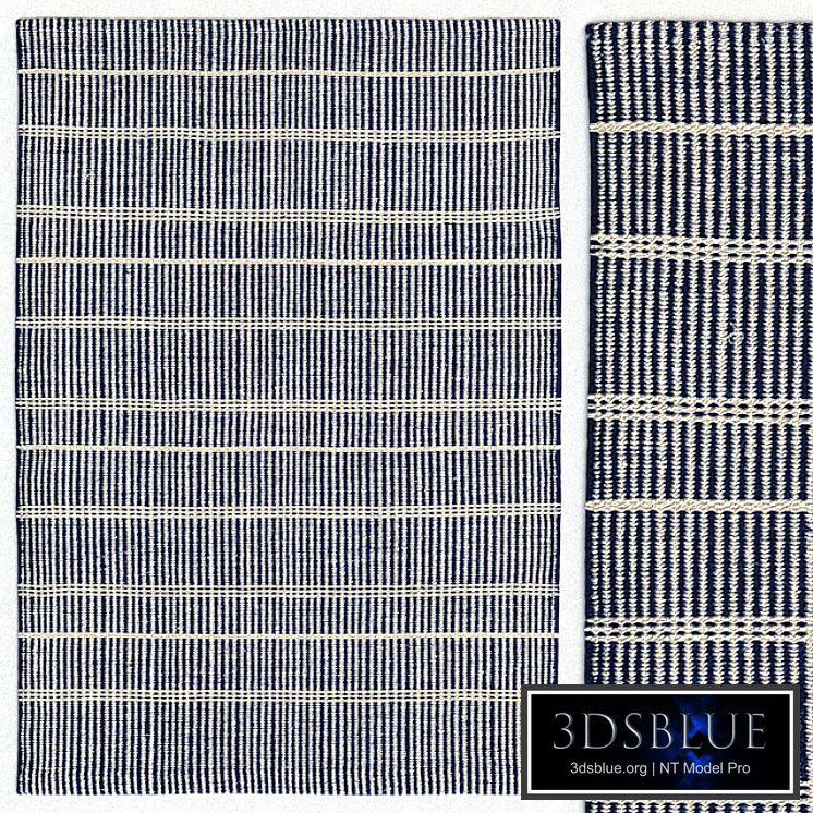 Dash & Albert Samson Navy Rug Carpet