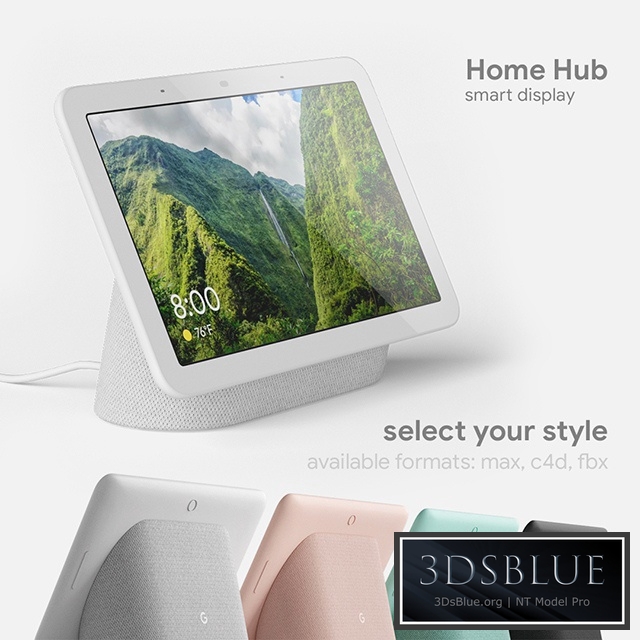 Google Home Hub 4 colors