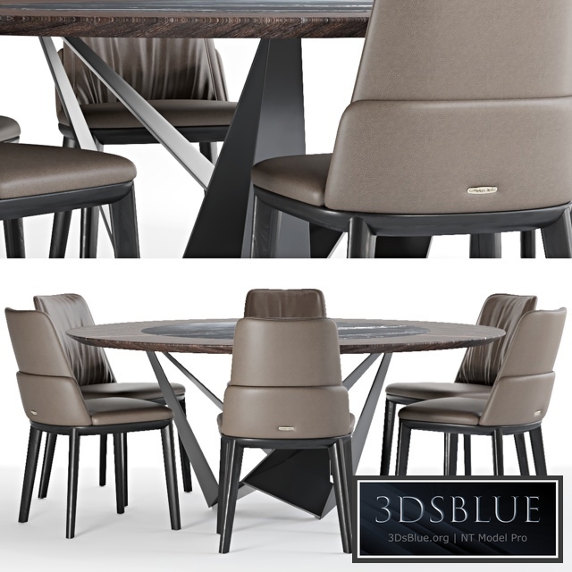 Belinda and Skorpio Ker-Wood Round by Cattealn