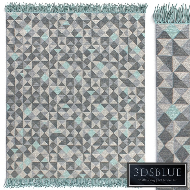 . GRIT & ground Lafayette Mist Rug Carpet