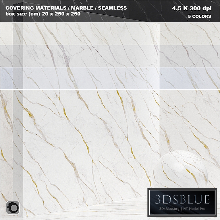 Material (seamless) - coating, marble, plaster set 63