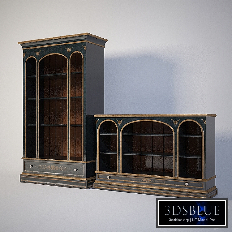 Sherrill Furniture Bookcase 836-445 & 836-656