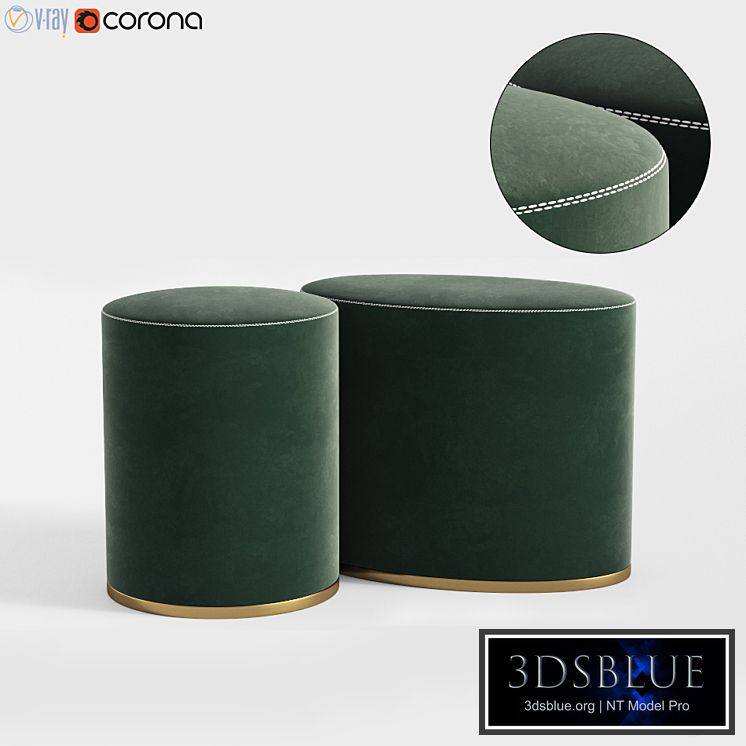 Pouf Set Gallotti & Radice