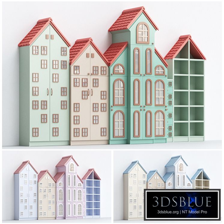Children&#39;s cabinets-houses part 1