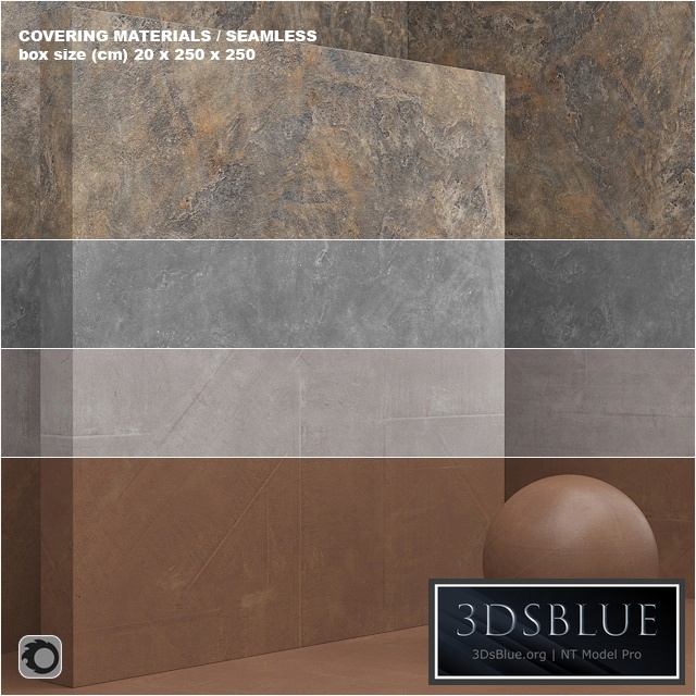 Material (seamless) - coating, concrete, plaster set 65