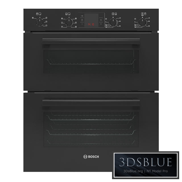 Bosch Serie 4 HBN43B260B Double Black Oven