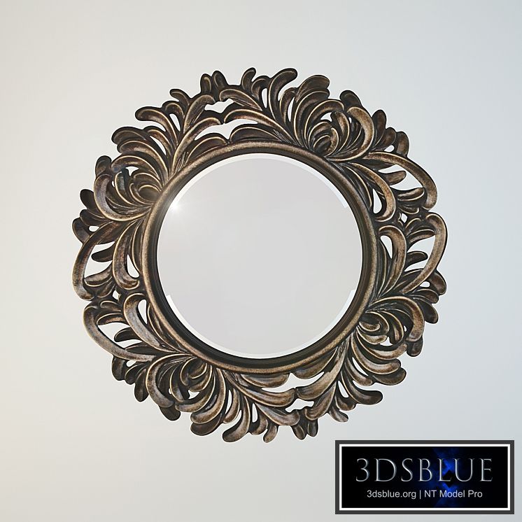 Mirror in carved frame