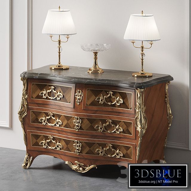 Baroque chest of drawers