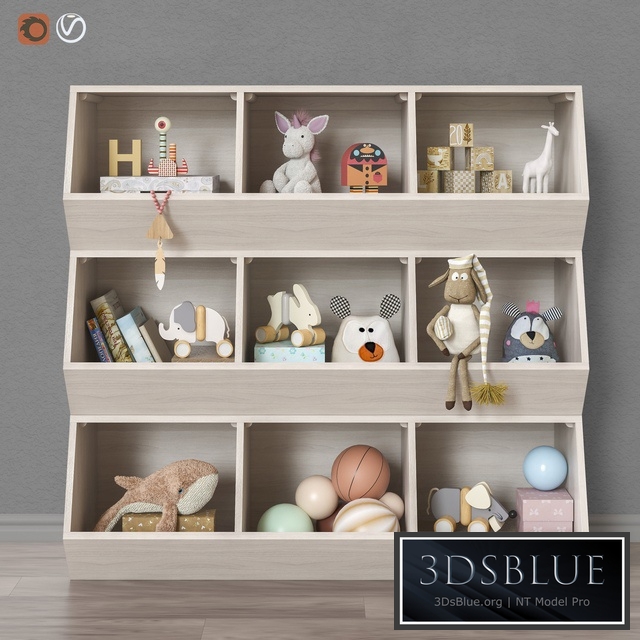 Toys and furniture set 37 (3 colors)