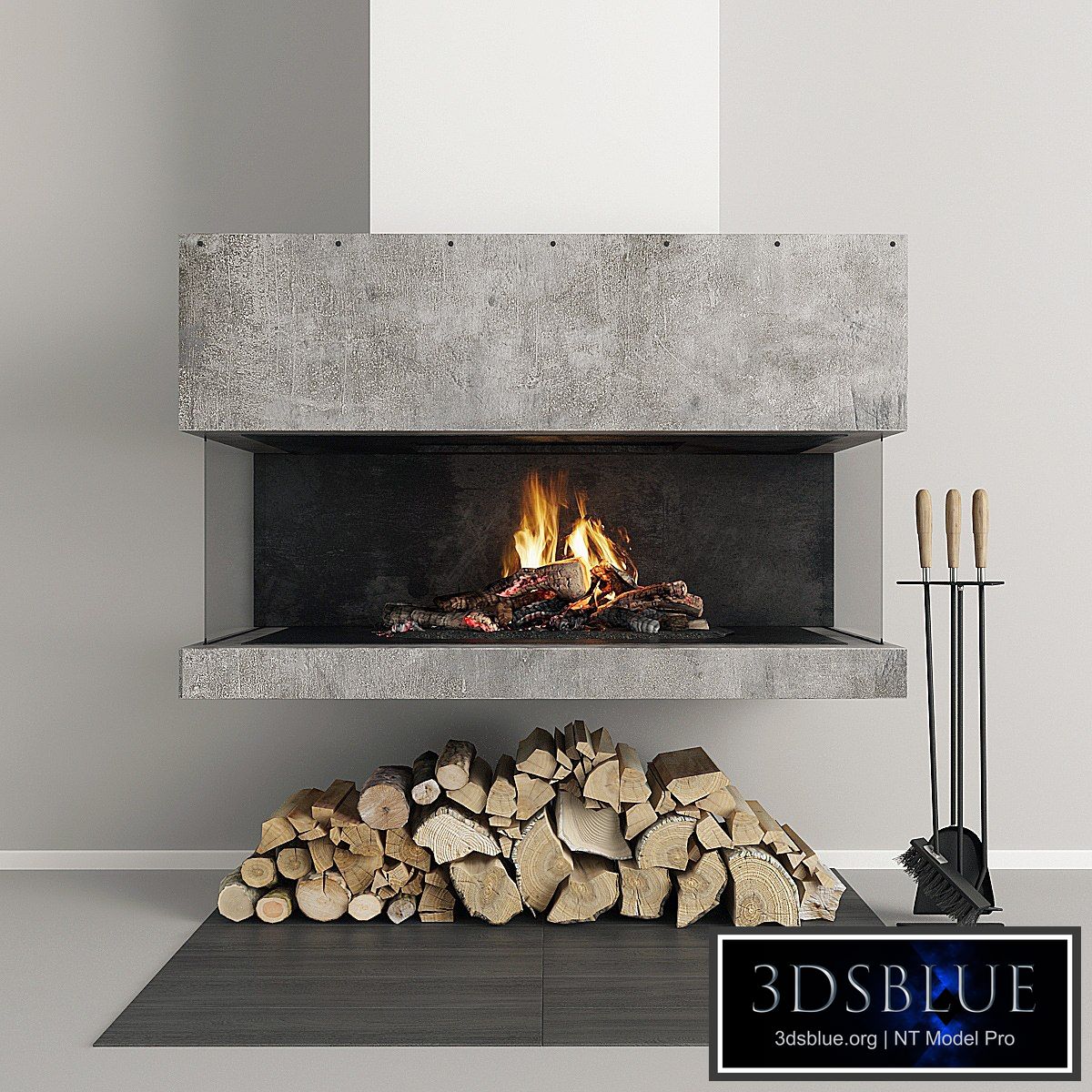 Fireplace modern 33