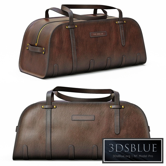 DE BRUIR Leather Sports Bag