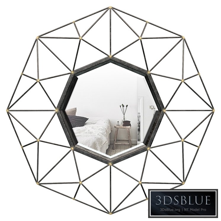 Coll Round Metal Wall Mirror MCRW5888