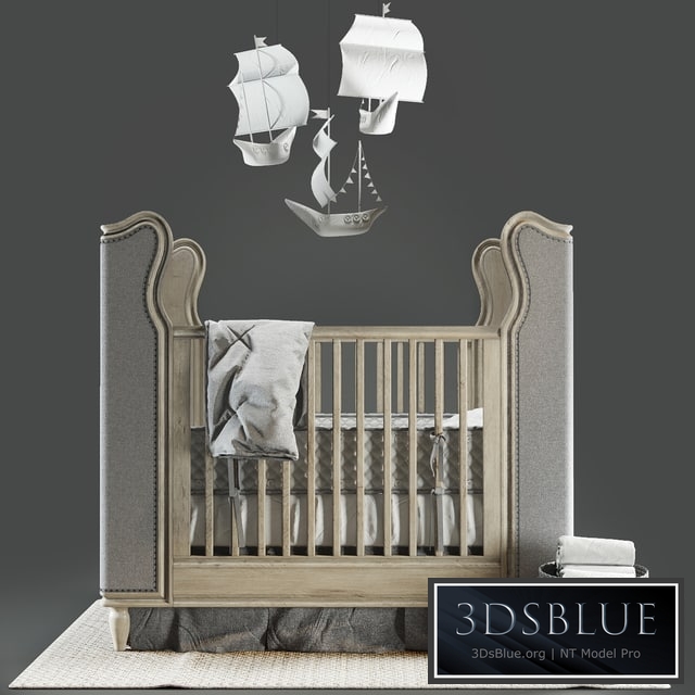 FRENCH UPHOLSTERED WING