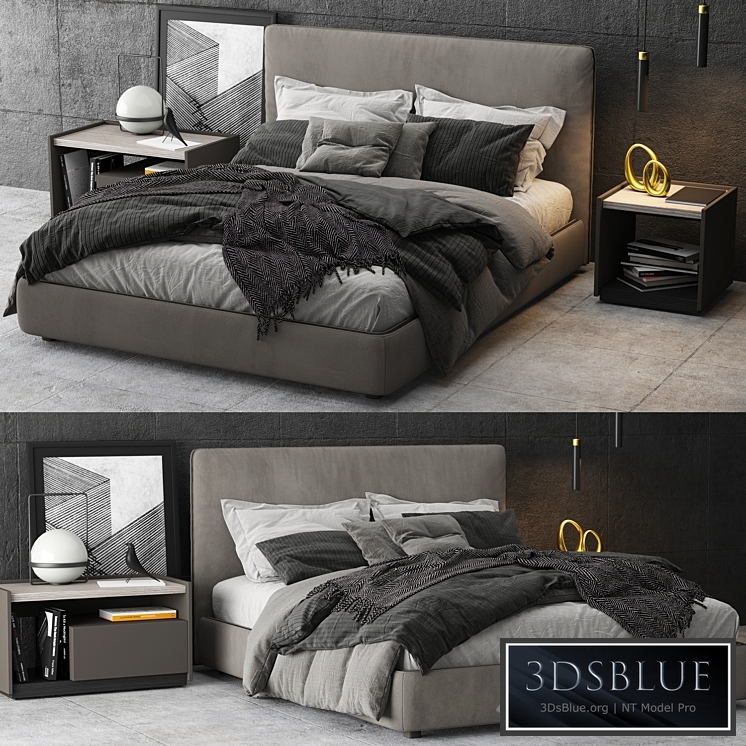 Molteni & C Ribbon Bed