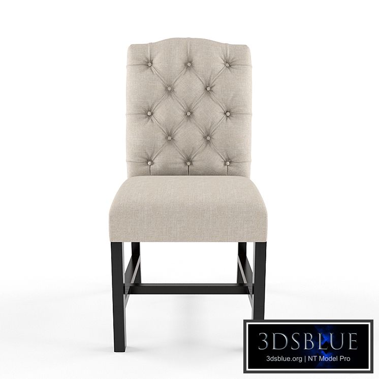 Bright Home Cesar Tufted Beige Linen Dining Chair
