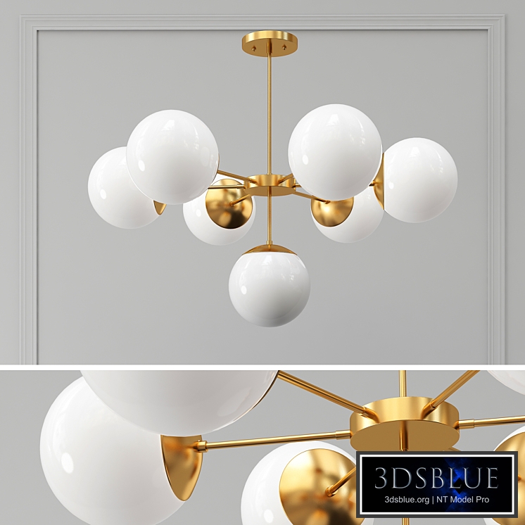 Copper Light Chandelier 7